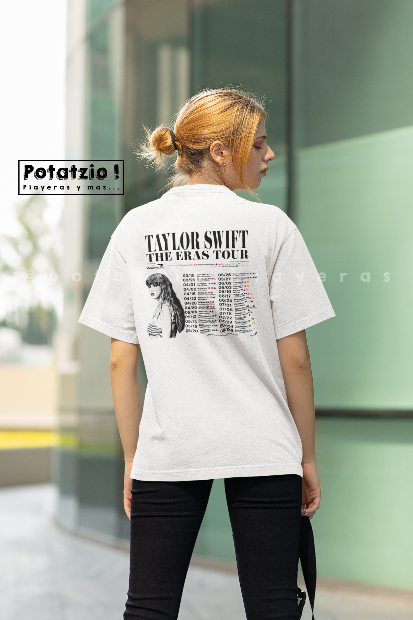 Merch Oficial The Eras Tour Taylor Swift (3 colores / unisex)
