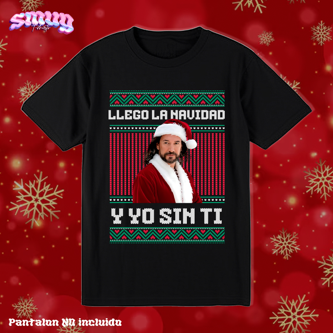 El Buki Llego Navidad y yo sin ti Norteñas Navidad Ugly Suéter