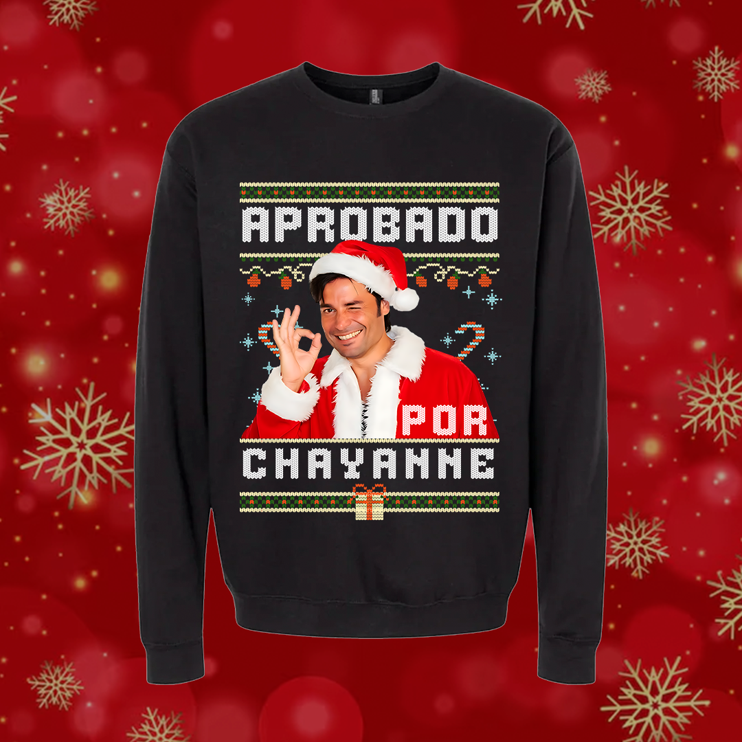 Aprobado por Chayanne Norteñas Navidad Ugly Suéter