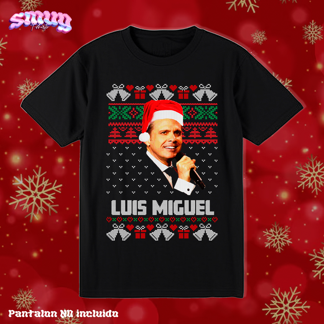 Luis Miguel el sol Norteñas Navidad Ugly Suéter