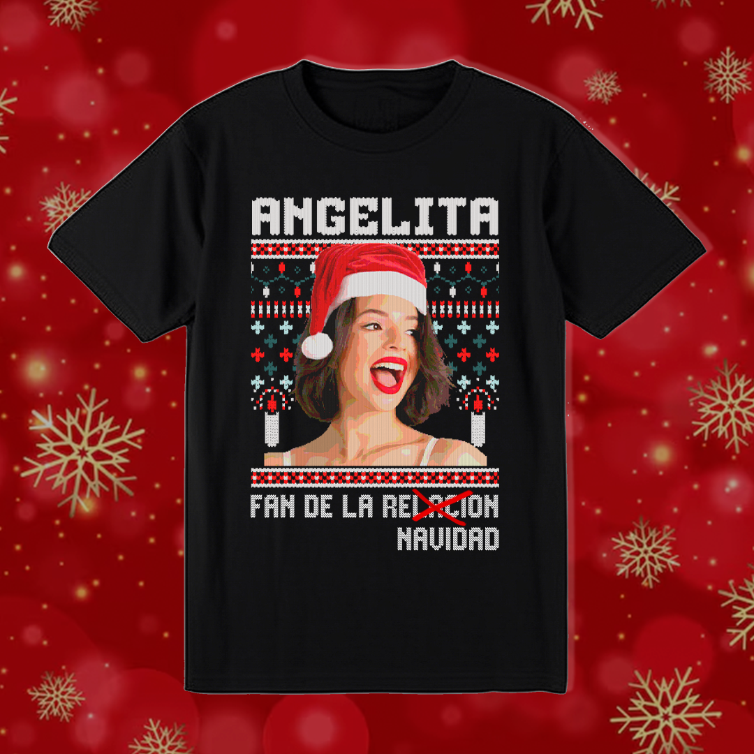 Ángela Aguilar Fan de la Navidad Ugly Suéter