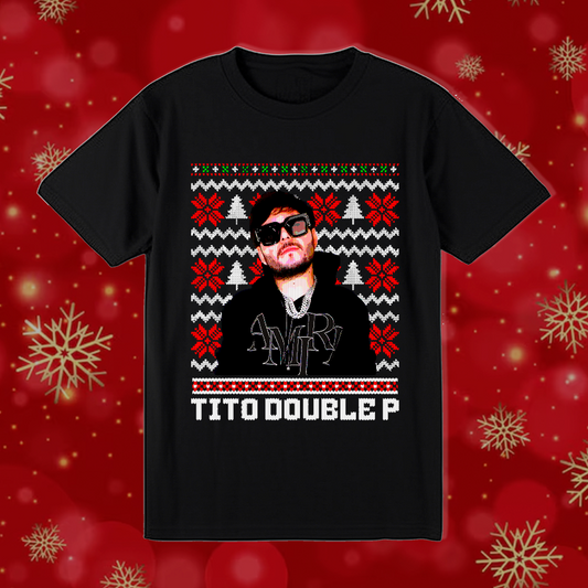 Tito doble P Norteñas Navidad Ugly Suéter