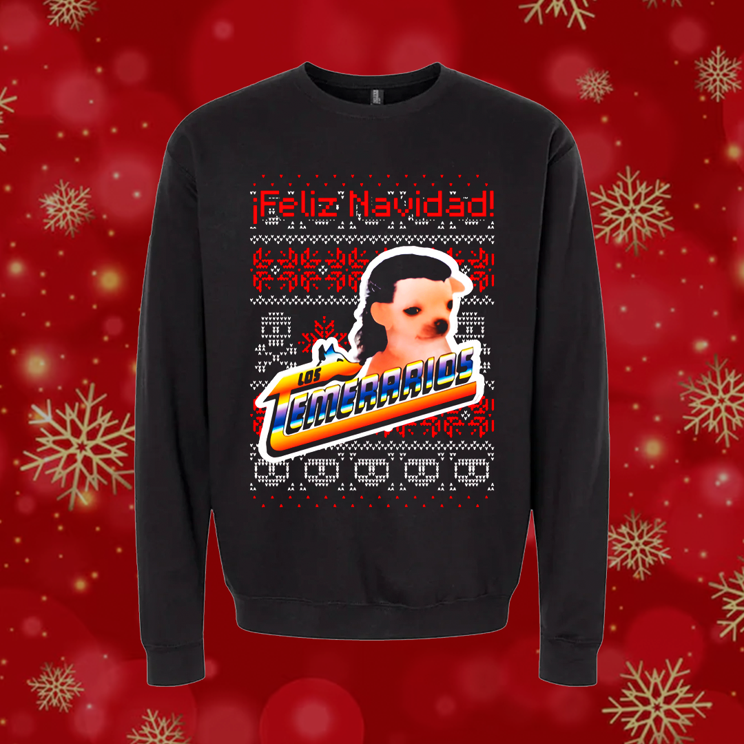 Perrito Los temerarios Navideño Ugly sueter