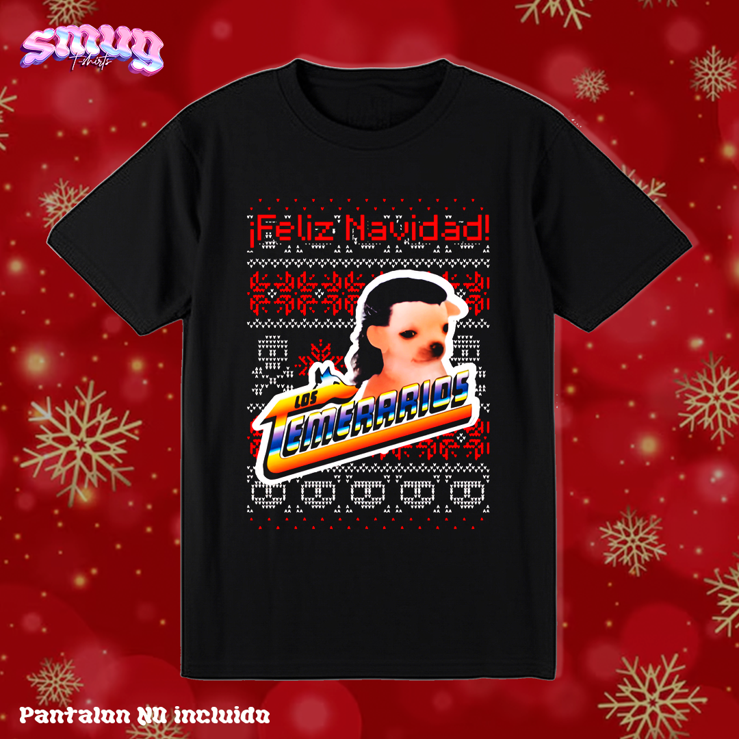 Perrito Los temerarios Navideño Ugly sueter