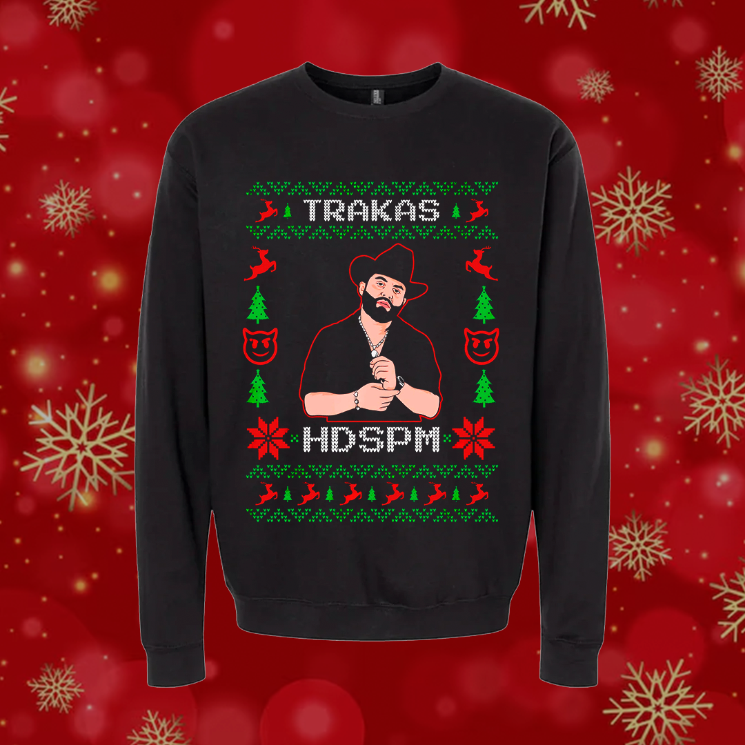 Luis R Conriquez Trakas hdspm Norteñas Navidad Ugly Suéter
