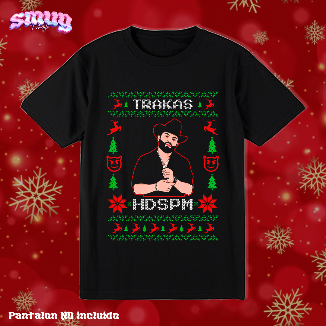 Luis R Conriquez Trakas hdspm Norteñas Navidad Ugly Suéter