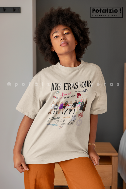 Albumes Cartoon The Eras Tour Taylor Swift (3 colores / unisex)