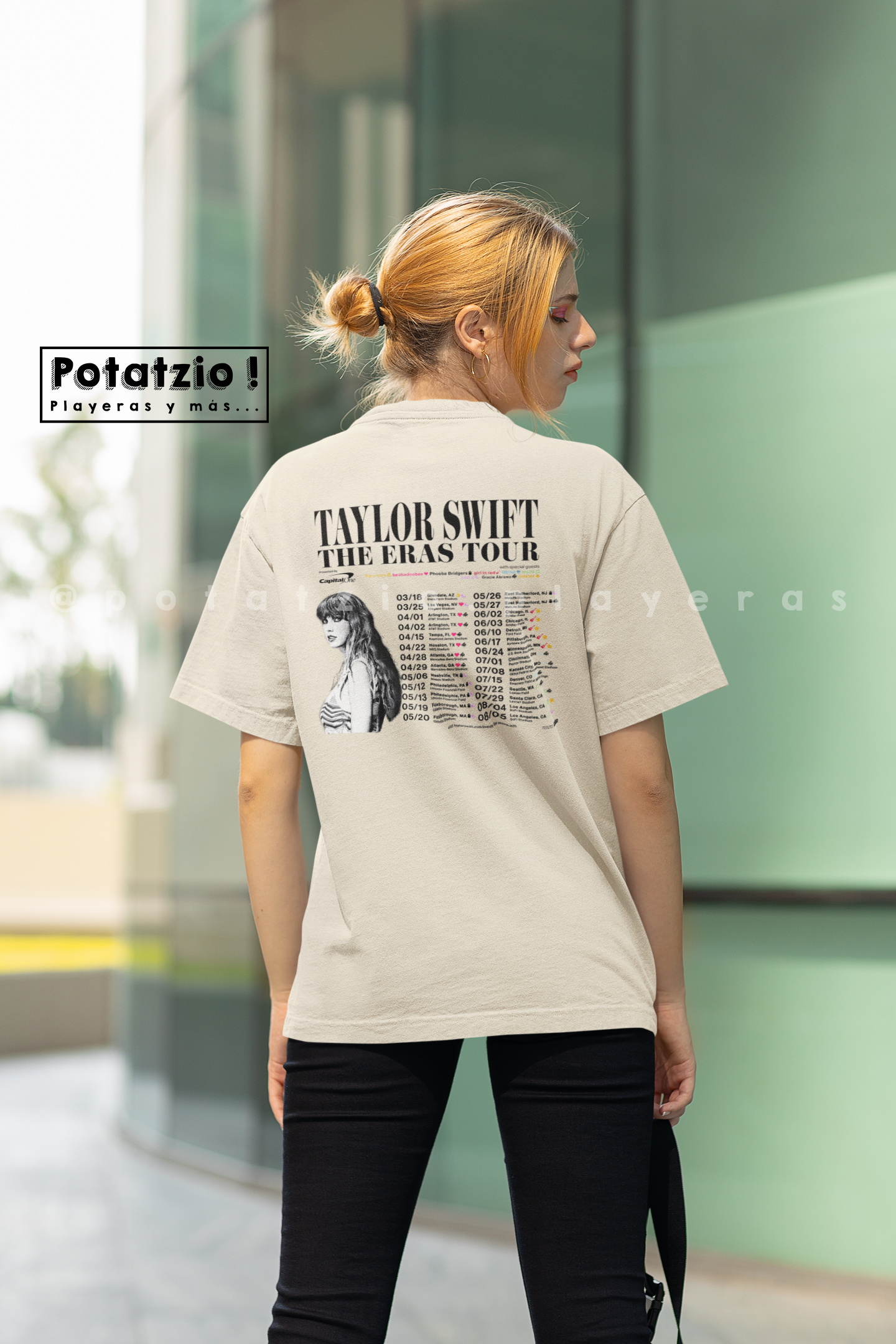 Merch Oficial The Eras Tour Taylor Swift (3 colores / unisex)