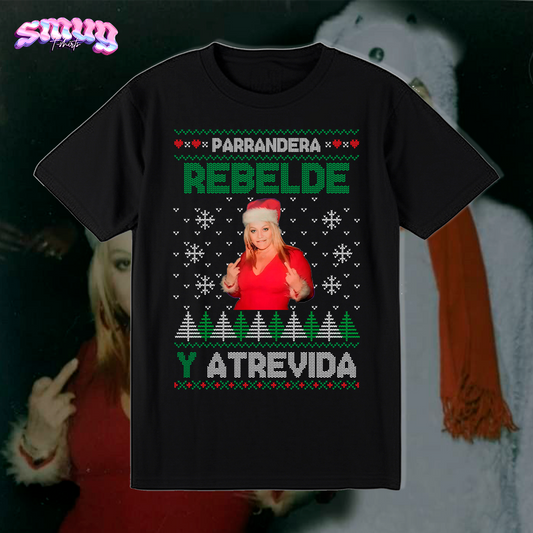 Jenni Rivera "Parrandera, Reberlde y Atrevida" Navidad (unisex)