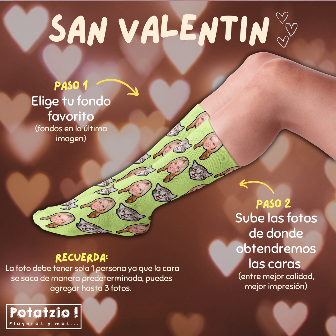 Calcetas personalizadas - San Valentín