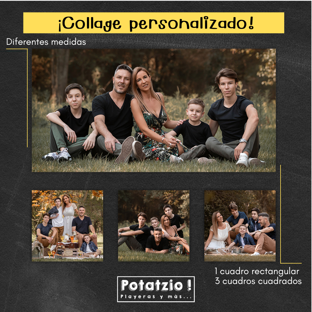 "Dalia" - Collage de cuadros (4 piezas)