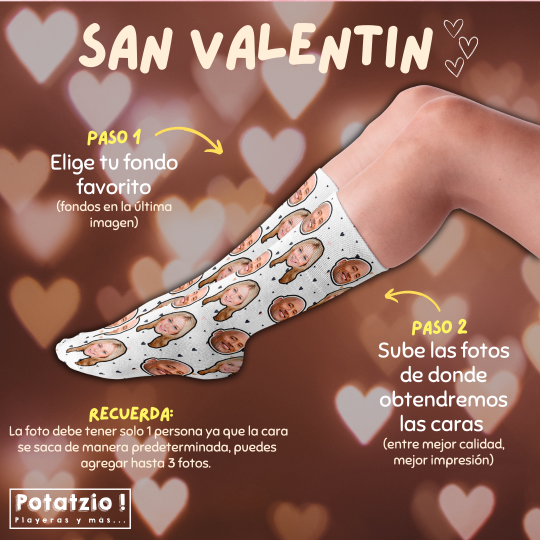 Calcetas personalizadas - San Valentín
